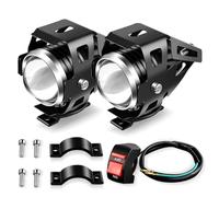 SLAHAJ Phares de Moto U5 antibrouillard pour Honda XLV 600 650 700 TRANSALP NX 650 FMX 650 XRV650 TRX 300EX