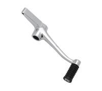 SLAHAJ Pièces de moto, commandes avancées, levier de vitesse talon-pointe avec cale-pieds, compatible avec Harley Sportster XL 883 1200 2004-2022 Levier Selecteur de Vitesse Pliant(Chrome)