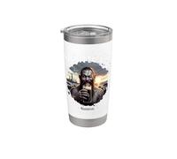 Sláinte Dicton homme avec pint stout Inscription Sláinte Gobelet isotherme en acier inoxydable double paroi