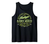 Slàinte Mhaith Celtic Hooligan Emblème Irlandais Original Vert Débardeur