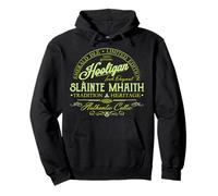 Slàinte Mhaith Celtic Hooligan Emblème Irlandais Original Vert Sweat à Capuche