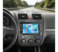 Slakerbe 2+32G 7 Pouces Autoradio pour VW Golf 2004-2008 | Android 15 Système de Navigation pour CarPlay Android Auto Bluetooth WIFI FM GPS écran Tactile et Caméra de Recul
