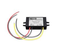 Slakerbe Convertisseur de tension CC - 12 V à 5 V 3 A - Adaptateur de convertisseur de courant de voiture étanche Step Down - Module convertisseur Buck pour camion et voiture