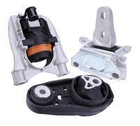 Slakerbe GN116P082CE GN1Z-6038-A GN1Z-6068B Ensemble de supports de transmission pour moteur compatible avec Ford Ecosport 2018-2021 L3-1.0L, 3 pièces Kit de montage de moteur à transmission