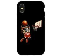 Slam 67 Joueur de Basket-Ball Dunk Assassino Brainrot AI Joke Coque pour iPhone X/XS
