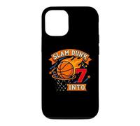 Slam Basketball Dunk Into 7th Birthday Garçons Kids Seven Coque pour iPhone 12/12 Pro