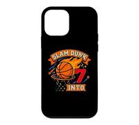 Slam Basketball Dunk Into 7th Birthday Garçons Kids Seven Coque pour iPhone 12 Mini