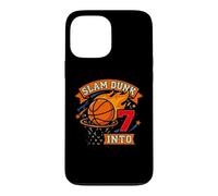 Slam Basketball Dunk Into 7th Birthday Garçons Kids Seven Coque pour iPhone 13 Pro Max