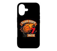 Slam Basketball Dunk Into 7th Birthday Garçons Kids Seven Coque pour iPhone 17