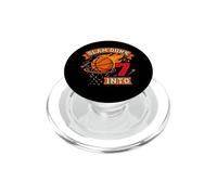 Slam Basketball Dunk Into 7th Birthday Garçons Kids Seven PopSockets PopGrip pour MagSafe