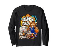 Slam Dunk Basketball Graffiti Street Art Graphic Manche Longue