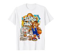 Slam Dunk Basketball Graffiti Street Art Graphic T-Shirt Graphique avec Valeur