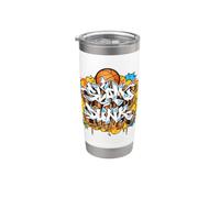Slam Dunk Basketball Graffiti Style Illustration Graphique Gobelet isotherme en acier inoxydable double paroi