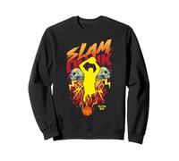 Slam Dunk Cerceaux de Basket-Ball avec Graphique Sweatshirt