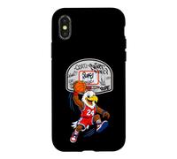 Slam Dunk Eagle Basketball Streetball Mascot Graphic Coque pour iPhone X/XS