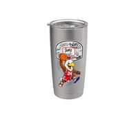 Slam Dunk Eagle Basketball Streetball Mascot Graphic Gobelet isotherme en acier inoxydable double paroi