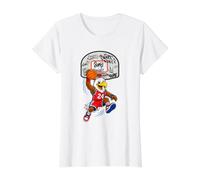 Slam Dunk Eagle Basketball Streetball Mascot Graphic T-Shirt Graphique avec Valeur
