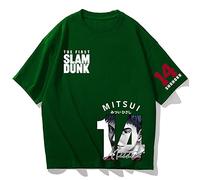 Slam Dunk Imprimé T-Shirt Anime Hisashi Mitsui Cosplay Costume Mitsui Maillots de Corps Sakuragi Hisashi Tshirts pour Homme et Femme