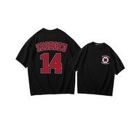 Slam Dunk Mitsui Hisashi Jersey 14 Parent and Child Cotton Short Sleeve T-Shirt Summer Line Short Sleeve Loose