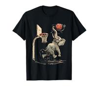 Slam Dunk Panier de basket-ball éléphant T-Shirt