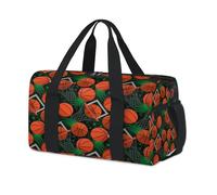 Slam Dunk - Sac de sport de basket-ball pour enfants, filles, garçons, femmes, hommes, imprimé basket-ball, sac de voyage pour la nuit, sac de voyage fourre-tout décontracté pour la gym