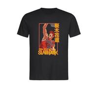 Slam Dunk Shohoku Anime Unisex Men's Tops Sport Wear Tee T-Shirt Black M