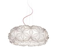 Slamp C`est La Vie Suspension Large Pendelleuchte, blanc - câble rouge