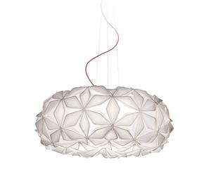 Slamp C`est La Vie Suspension Large Pendelleuchte, blanc - câble rouge