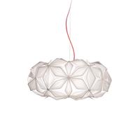 Slamp C`est La Vie Suspension Medium Pendelleuchte, blanc - câble rouge
