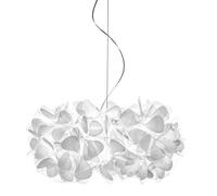 Slamp Clizia Suspension Mama non Mama Pendelleuchte, blanc, câble transparent