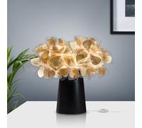 SLAMP lampe de table CLIZIA TABLE ON/OFF MAMA NON MAMA GOLD (Base noire - Lentiflex)