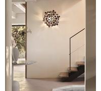 SLAMP lampe murale applique ou lampe de plafond plafonnier CLIZIA MAMA NON MAMA BLACK (Medium - Cristalflex®)