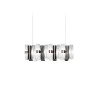 Slamp La Lollo Suspension Linear 100 Pendelleuchte, Pewter