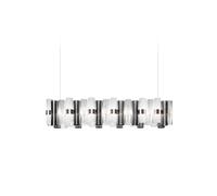 Slamp La Lollo Suspension Linear 140 Pendelleuchte, Pewter