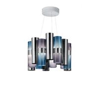 SLAMP lampe à suspension LA LOLLO (Gradient - Cristalflex® / Lentiflex® / Pewterflex® brossé)