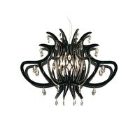 SLAMP lampe à suspension MEDUSA (Noir - Cristalflex® - Opalflex®)