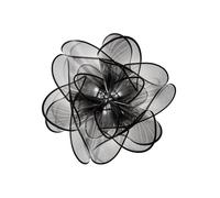 SLAMP lampe murale applique ou lampe de plafond plafonnier LA BELLE ÉTOILE ETOILE BLACK (Black - Cristalflex®)
