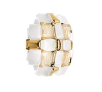 Slamp Mida Applique murale/Plafonnier, E14, MIDWS00GLD00000NMTEU,