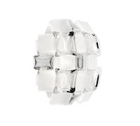 Slamp Mida Applique Wandleuchte, blanc / platinum