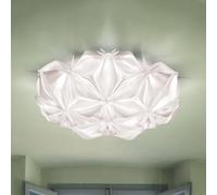 Slamp Plafonnier design La Vie M, dimmable, blanc, Salon / Salle à manger, Matière Plastique, Design, Plafonnier