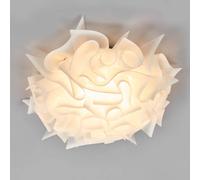 Slamp Plafonnier design VELI M, dimmable, blanc, Salon / Salle à manger, Matière Plastique, Design, Plafonnier
