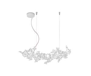 SLAMP Suspension Hanami Grande Suspension Transparente/Rouge