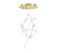 Slamp Tulip 7 Round Pendelleuchte, Messing