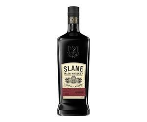 Slane - Triple Casked Irish - Whisky Irlandais Vieilli dans 3 Types de Fûts - Arômes de Pommes & Poires Mûrs et Vanillés - Blend Whiskey à Déguster Pur ou en Cocktails - 40% vol - 70cl