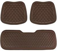 SLANNB Coussin Siège Voiture pour Ford Capri | Expedition | Explorer EV | Mustang Mach-E | Mustang, Avant Arrière AntidéRapante Respirant Coussin pour Voiture Bureau Maison,Coffee-B 3Pcs