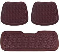 SLANNB Coussin Siège Voiture pour Ford Capri | Expedition | Explorer EV | Mustang Mach-E | Mustang, Avant Arrière AntidéRapante Respirant Coussin pour Voiture Bureau Maison,Red-B 3Pcs
