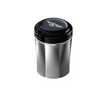 SLANNNB Cendrier Voiture pour Bentley Continental GT/Continental GTC/Flying Spur/Bentayga, Portable Amovible Cendrier avec LED Cendrier Anti Odeur pour Voiture, Maison, Bureau et Voyage,A/Black