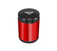 SLANNNB Cendrier Voiture pour Bentley Continental GT/Continental GTC/Flying Spur/Bentayga, Portable Amovible Cendrier avec LED Cendrier Anti Odeur pour Voiture, Maison, Bureau et Voyage,B/L-Red
