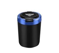 SLANNNB Cendrier Voiture pour Bentley Continental GT/Continental GTC/Flying Spur/Bentayga, Portable Amovible Cendrier avec LED Cendrier Anti Odeur pour Voiture, Maison, Bureau et Voyage,C/Blue