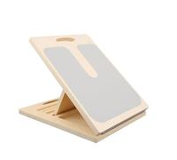 Slant Board - Planche réglable en bois - Inclinaison en bois - Bloc de cale pour l'équilibre - Entraînement des jambes - Rééducation des genoux - Talon - Yoga - Gym - Maison - Fitness
